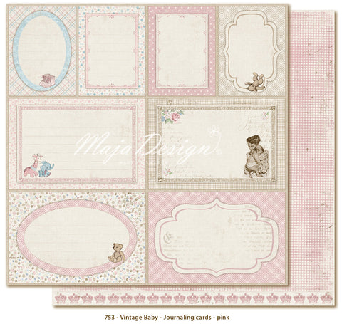 Vintage Baby-Journaling cards   Maja Design