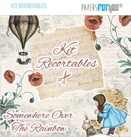 Kit de recortables " Somenwhere Over The Rainbow "    Papers For You