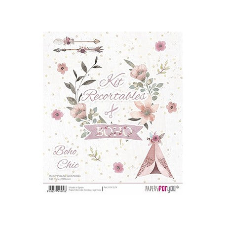Kit de recortables " Boho Chic "    Papers For You